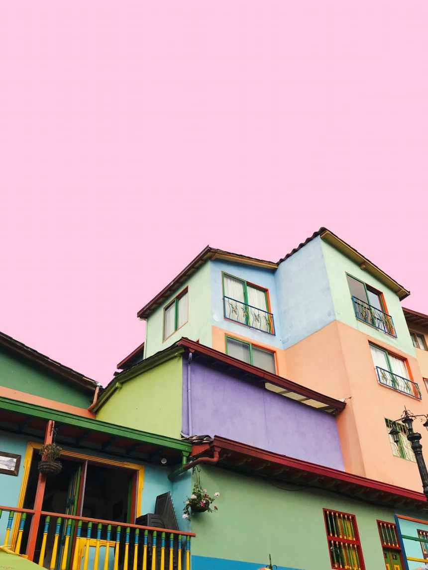 colorful houses